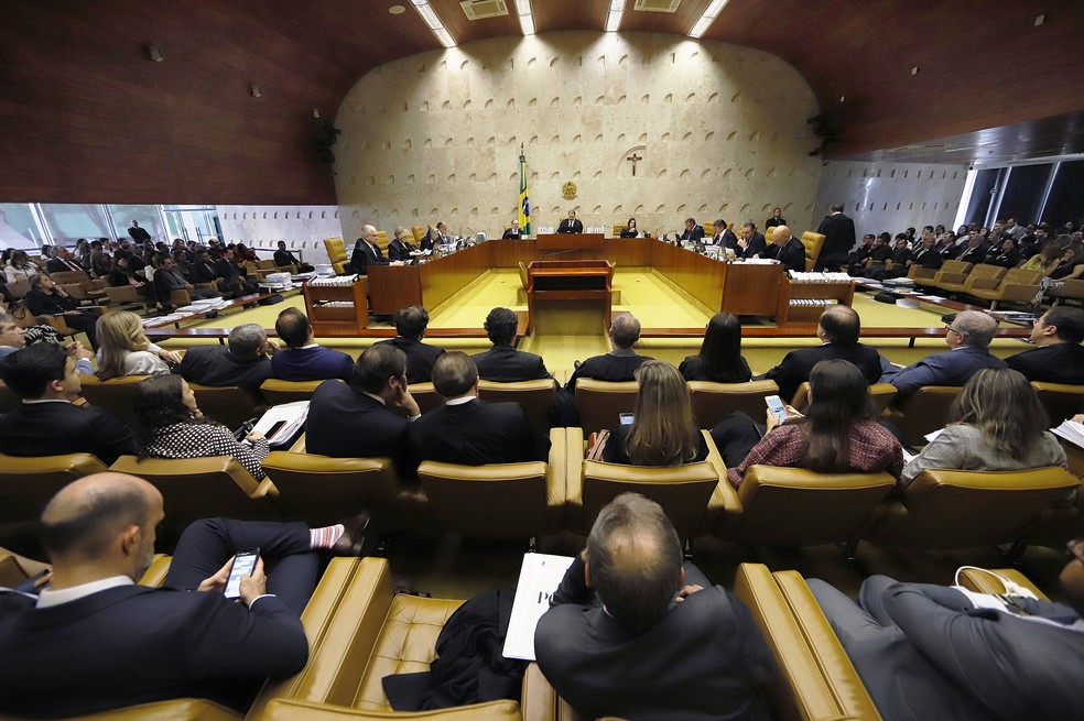 Plenário do STF durante sessão desta quinta-feira (2) — Foto: Rosinei Coutinho/STF