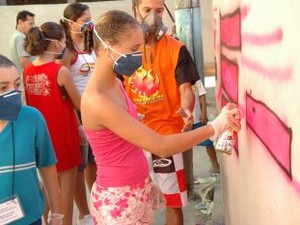 Oficinas de grafite serão oferecidas pela Casa da Juventude (Foto: Marcos Salles/ PMV)