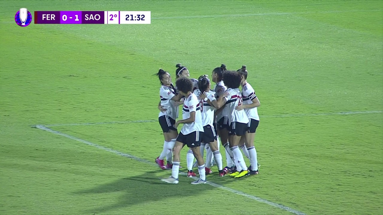 O gol de Ferroviária 0 x 1 São Paulo pela 5ª rodada do Paulistão Feminino
