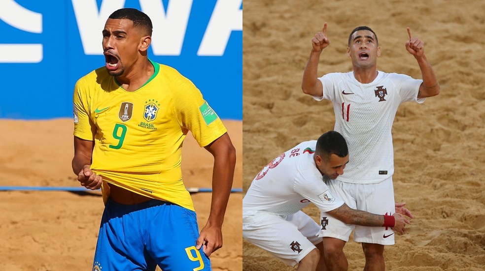 Rivalidade Em Forma De Gols No Duelo Entre Brasil E Portugal Nas Areias Quem Marcou Mais Vote Verao Espetacular Ge