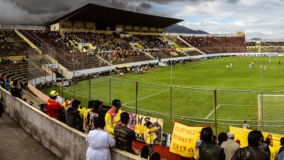 Estádio Gonzalo Pozo Aucas — Foto: Aucas