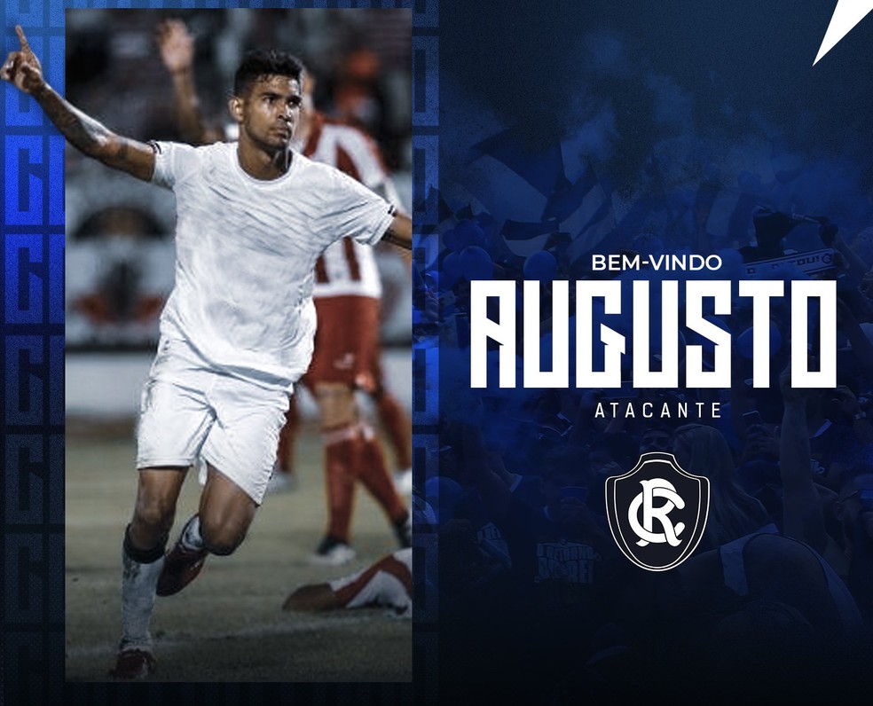 Augusto é, oficialmente, reforço do Remo na Série C — Foto: Divulgação/Remo
