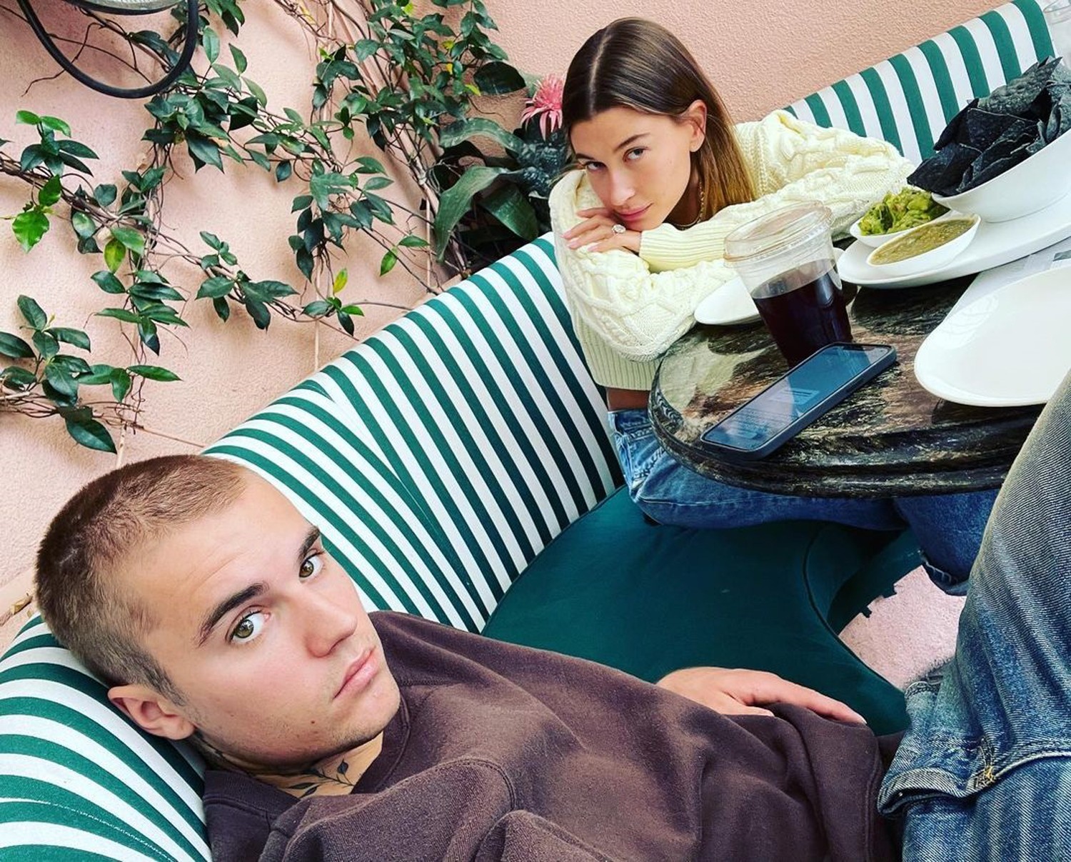 Justin Bieber e Hailey Baldwin (Foto: Reprodução / Instagram)