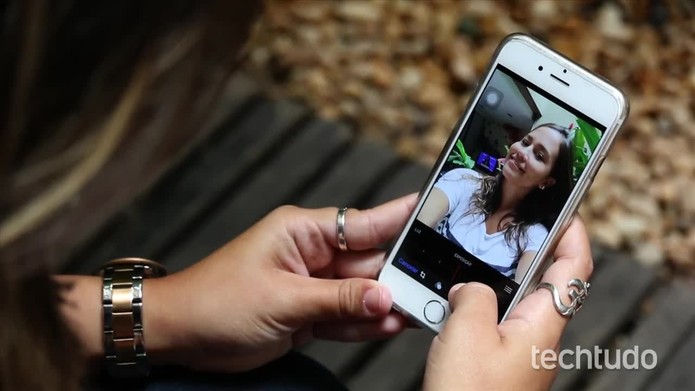 selfie-iphone-home (Foto: Lucas Mendes/TechTudo)