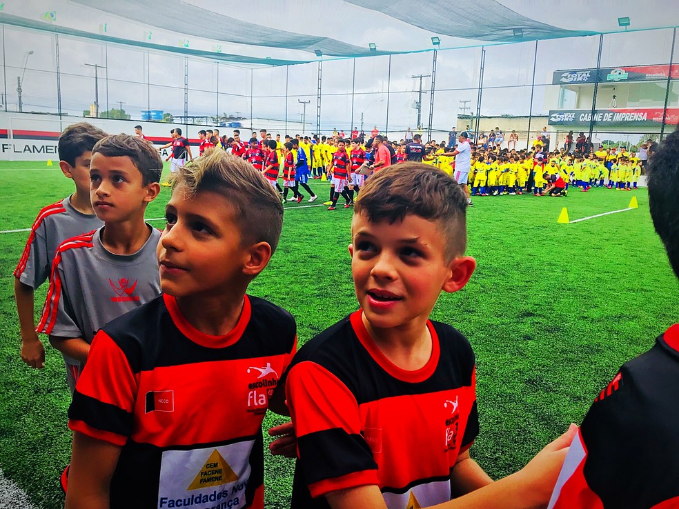 Atletas recebem muito apoio dos familiares que estavam nas arquibancadas (Foto: Viviane Le&atilde;o/GloboEsporte.com)