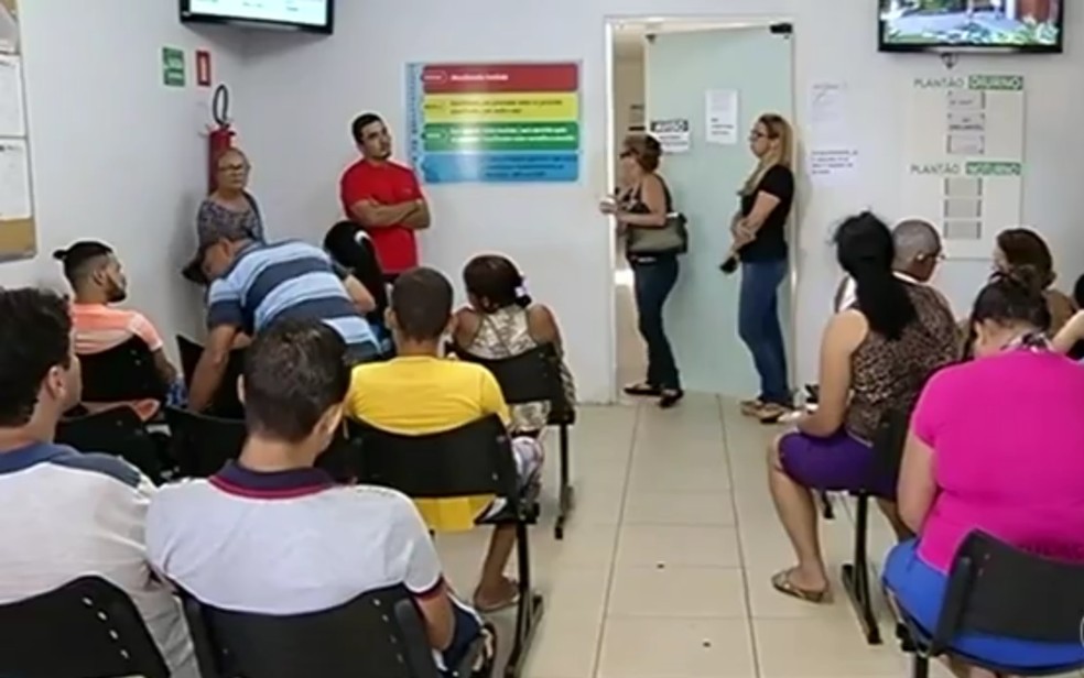 UPA de Caldas Novas reforça atendimento para atender aos turistas (Foto: TV Anhanguera/Reprodução)