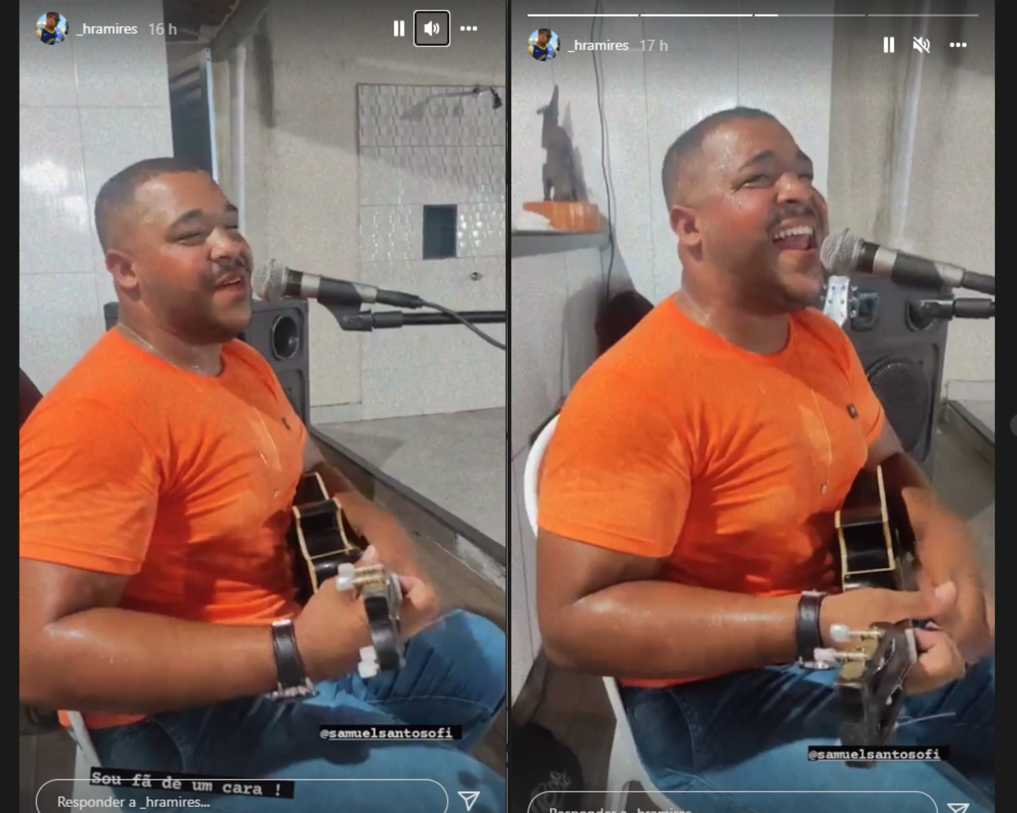 Cantor teve última apresentação registrada por amigo que também morreu em acidente; artista foi voluntário durante chuvas na BA