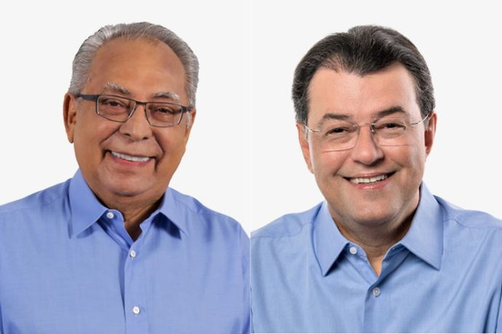 Amazonino Mendes e Eduardo Braga. — Foto: Divulgação