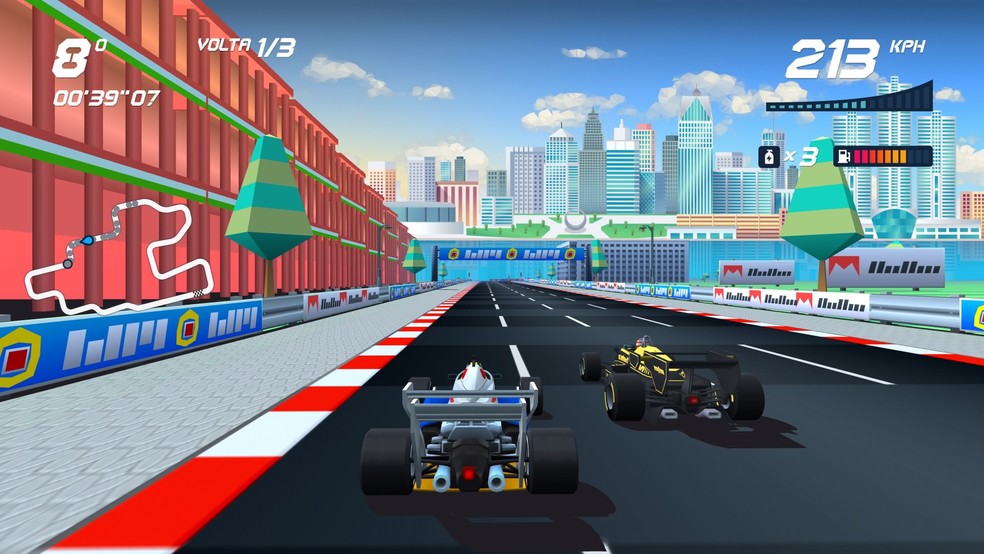 A jogabilidade de Horizon Chase Turbo continua divertida na nova atualização — Foto: Reprodução/Erick Figueiredo