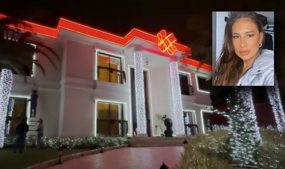 Simone exibe decoração de Natal com cerca de 120 mil luzes em mansão;  confira | Casas de famosos | Casa Vogue