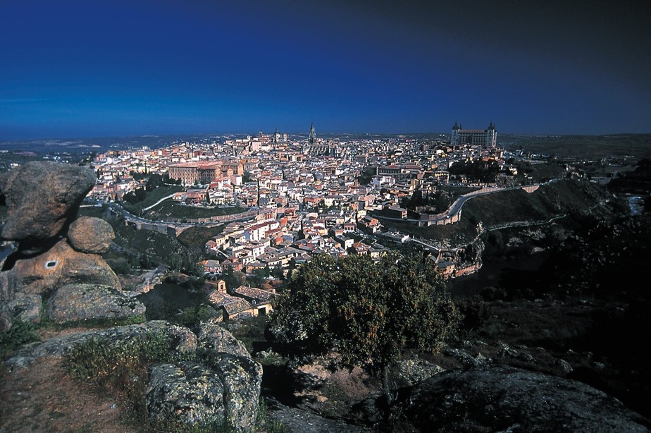 Vista panorâmica da cidade de Toledo, na Espanha