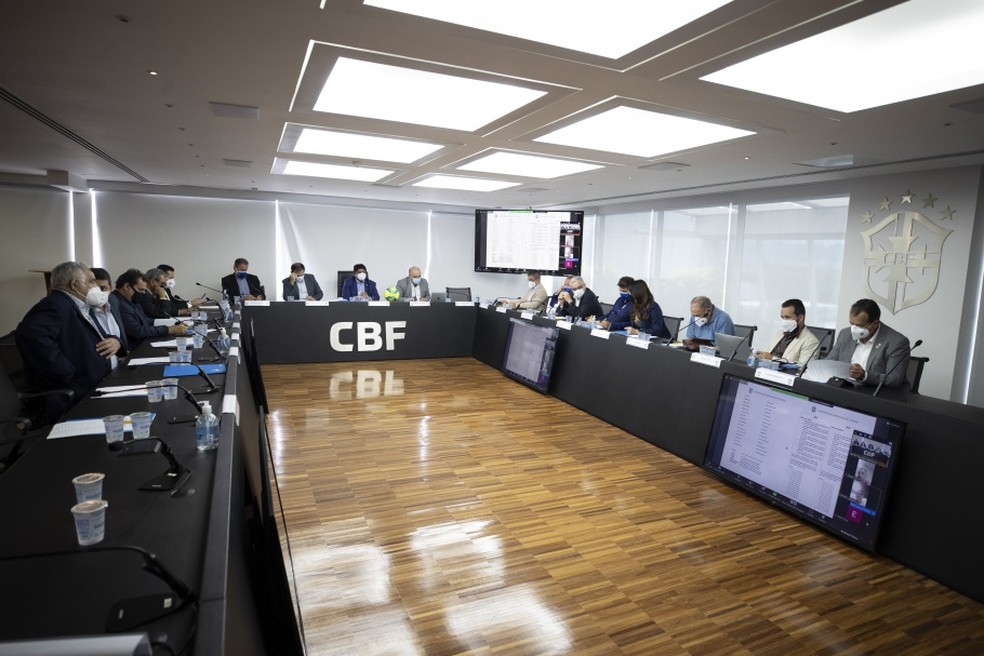 Conselho técnico da Série D — Foto: CBF/Divulgação