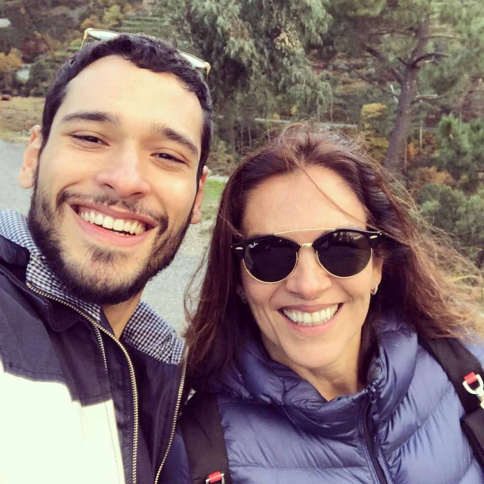 Bruno Fagundes é filho de Mara Carvalho — Foto: Reprodução/Instagram