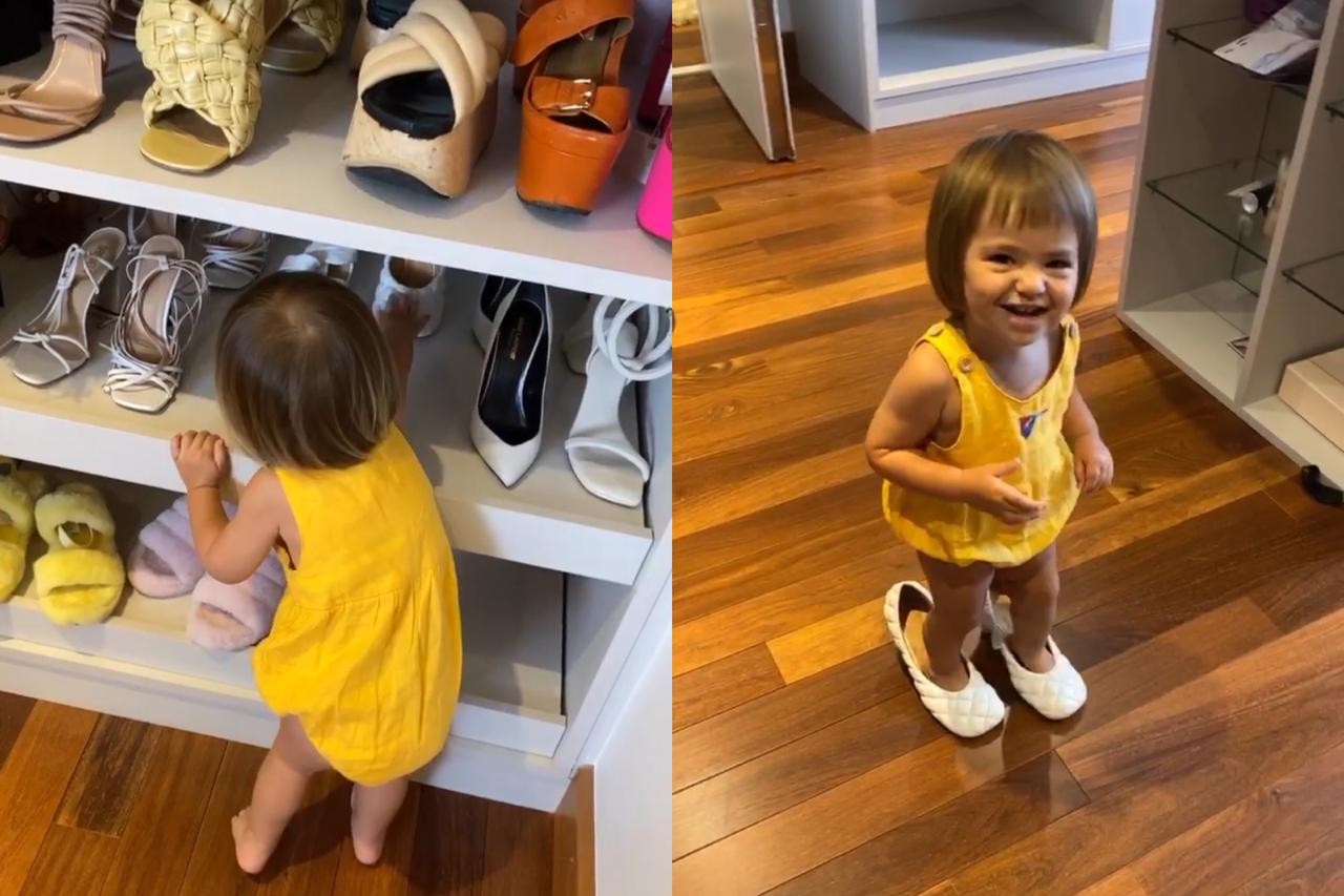 Zoe usa sapato de Sabrina Sato (Foto: Reprodução/Instagram)