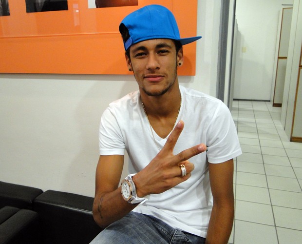 Neymar quer estar entre os maiores de 23 nos Jogos do Rio (Foto: Domingão do Faustão / TV Globo)