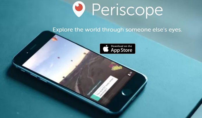 Periscope é o app do Twitter para transmitir vídeos (Foto: Divulgação) (Foto: Periscope é o app do Twitter para transmitir vídeos (Foto: Divulgação))