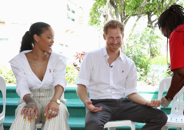 Rihanna e Príncipe Harry fazem teste de HIV (Foto: Getty Images)