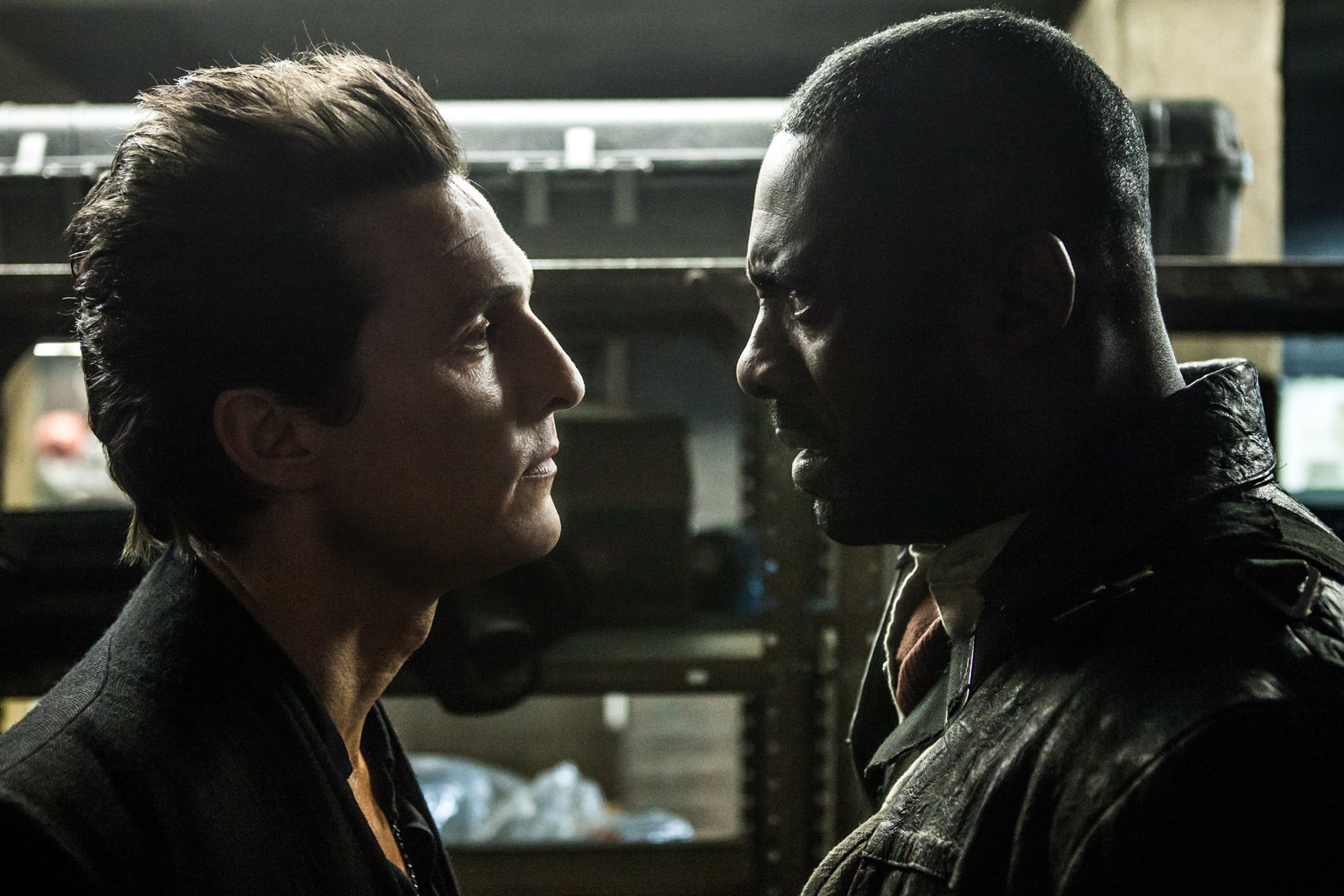 Matthew McConaughey e Idris Elba em 'A Torre Negra' (Foto: divulgação)