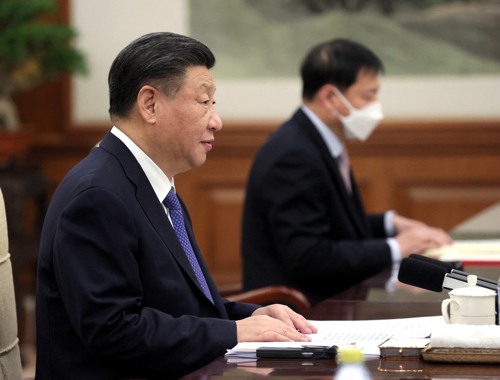 Xi Jinping, presidente da China, em foto de 21 de dezembro de 2022 — Foto: Sputnik/Yekaterina Shtukina/Pool via Reuters