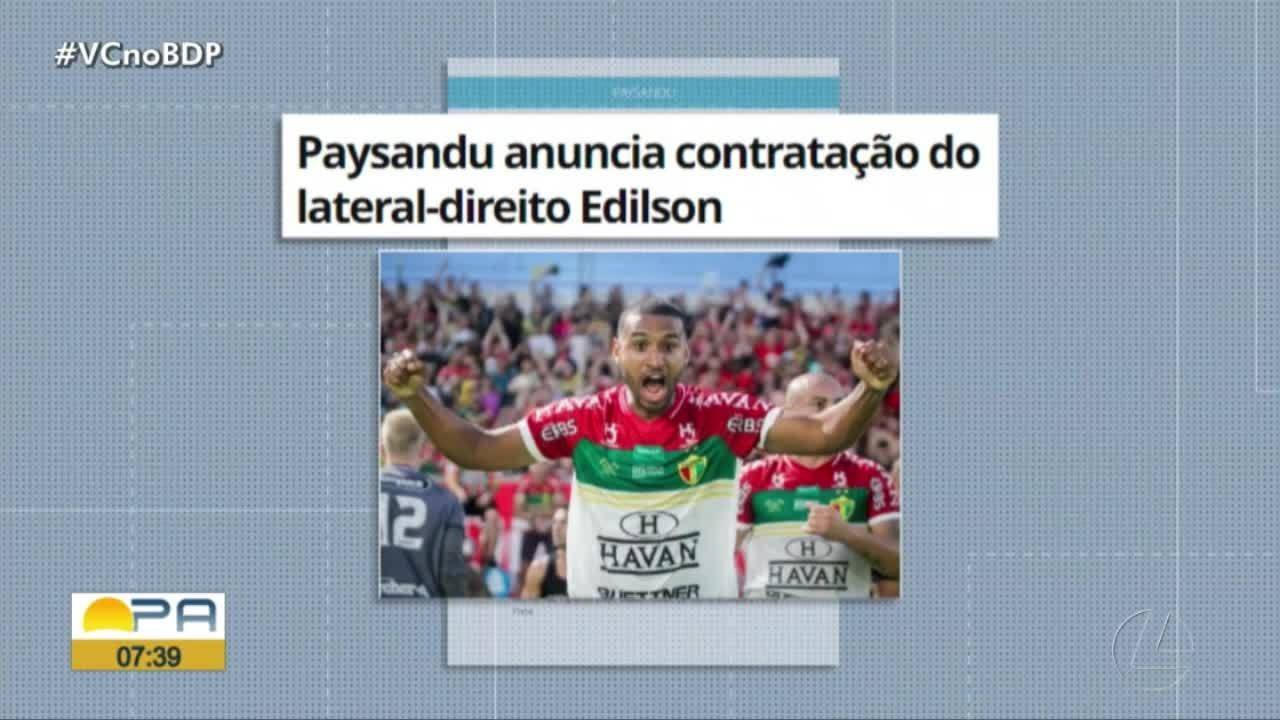Paysandu anuncia contratação do lateral-direito Edilson