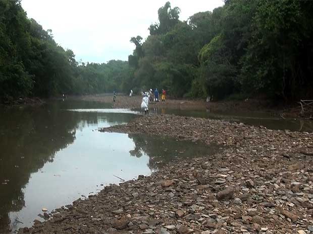 Rio Atibaia é alvo de mutirão de limpeza em Campinas (Foto: Arthur Menicucci/G1 Campinas)