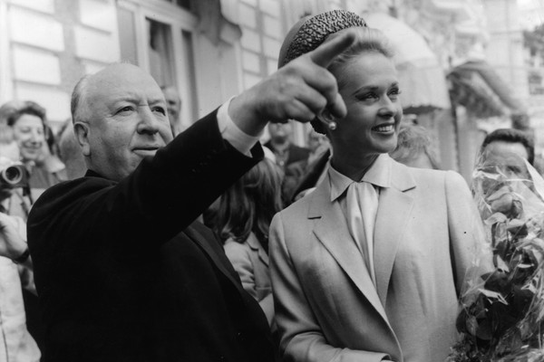 Alfred Hitchcock e Tippi Hedren (Foto: Getty Images)