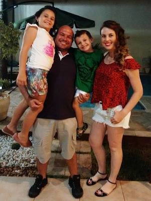 Família do empresário Giovani Vacari, morto em acidente entre motos em Santa Bárbara d&#39;Oeste (Foto: Gabriela Fernandes/Arquivo pessoal)