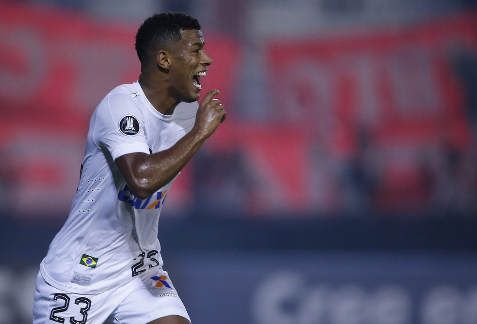 Arthur Gomes participou dos 19 jogos do Santos na temporada (Foto: EFE/Demián Estévez)