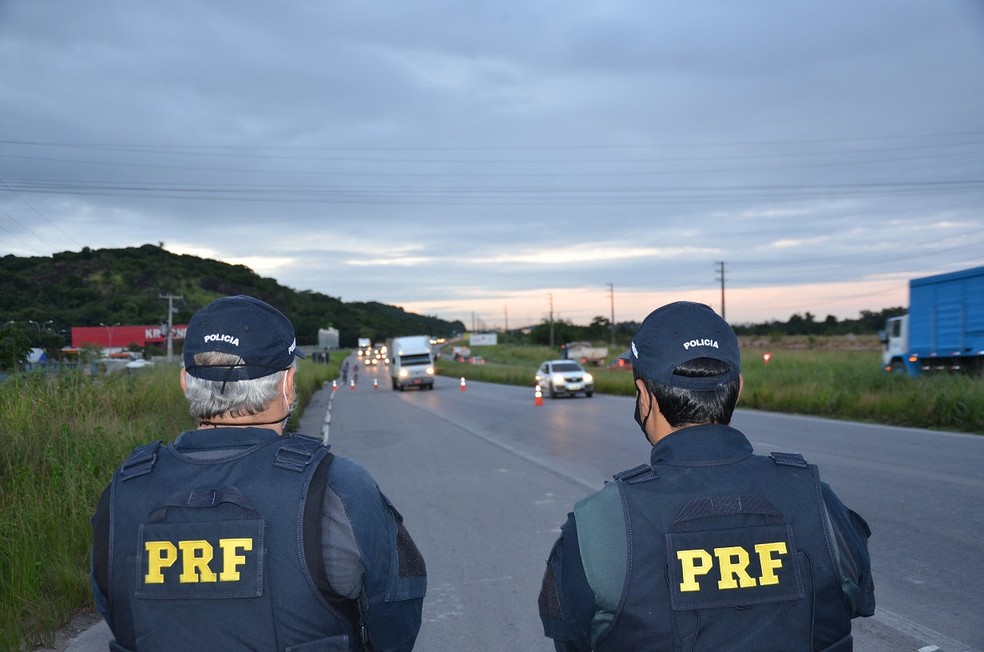PRF realiza operação no feriado de Corpus Christi  — Foto: Polícia Rodoviária Federal/PRF