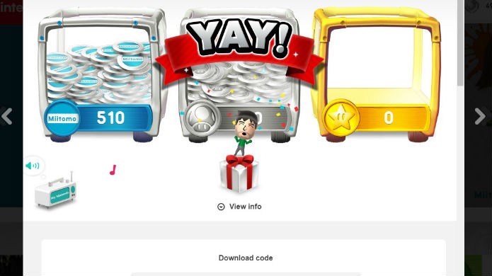 Agora é só resgatar sua recompensa mynintendo na eShop do Wii U (Foto: Reprodução/Thomas Schulze)