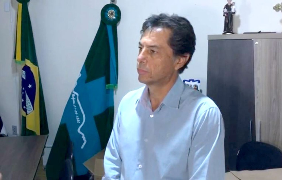 Segundo o prefeito Osvaldo Ângelo Alves, BO foi registrado para "preservar o patrimônio da prefeitura" — Foto: TV TEM/Reprodução
