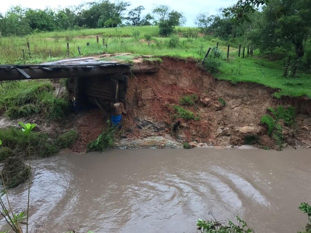 Chuvas causaram estragos na zona rural de Martinópolis (Foto: Divulgação/Prefeitura)