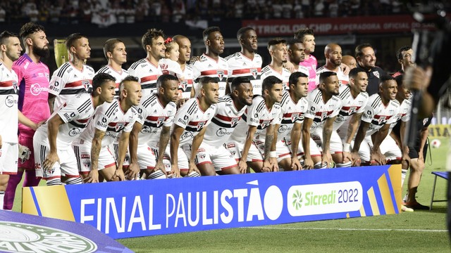 São Paulo posado x Palmeiras
