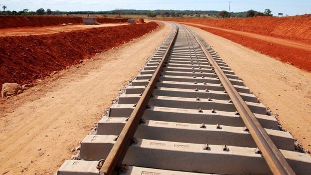 A ferrovia Norte-Sul está entre as ferrovias que serão leiloadas (Foto: DIVULGAÇÃO/GOVERNO FEDERAL via BBC News Brasil)