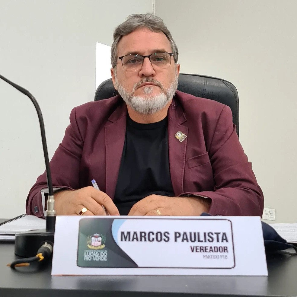 Marcos Paulista (PTB) foi denunciado pela colega &mdash; Foto: Assessoria