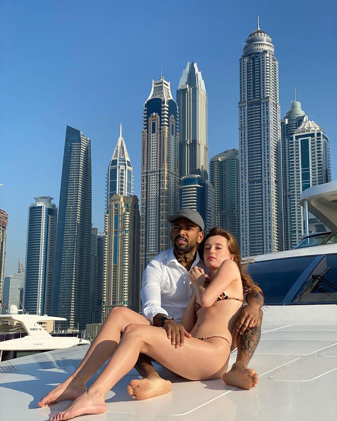 Nego do Borel e Duda Reis passeiam em Dubai (Foto: Instagram)
