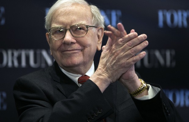 O bilionário americano Warren Buffett : concurso que pode deixar um funcionário da Berkshire Hathaway muito rico (Foto: Getty Images)