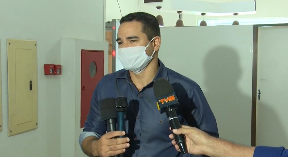 Arlenilson Cunha, diretor-presidente do Iapen, diz que medidas reforçam combate da doença em presídios  — Foto: Reprodução/Rede Amazônica Acre 