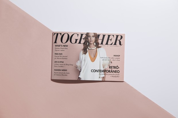 Together Journal, a primeira publicação impressa do Shop2gether (Foto: Reprodução)