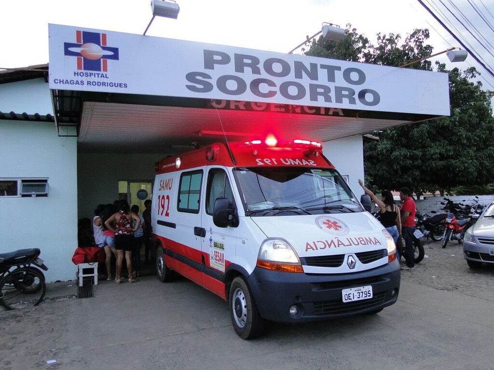 Setor de urgência do Hospital Chagas Rodrigues — Foto: Arquivo Pessoal