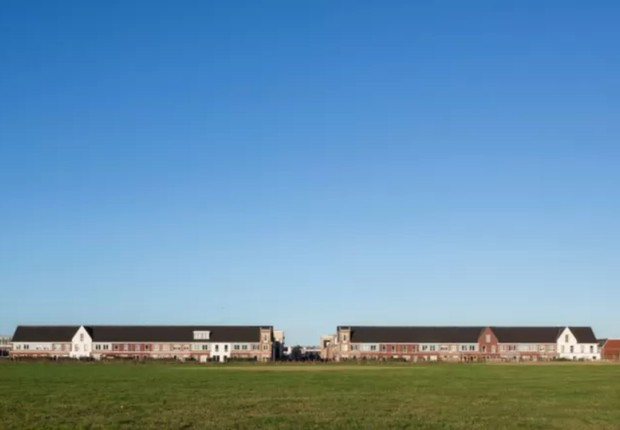 O distrito de Almere Poort combina casas acessíveis com áreas verdes e qualidade de vida (Foto: GETTY IMAGES (via BBC))