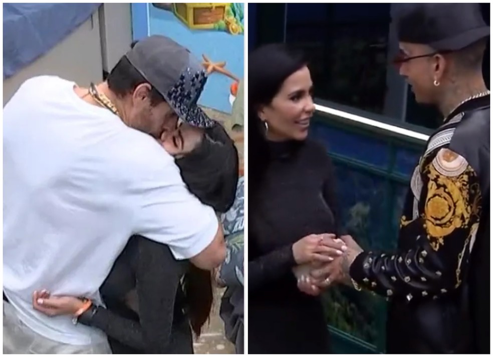 Cara de Sapato e MC Guim&ecirc; com Dania Mendez &mdash; Foto: Globoplay
