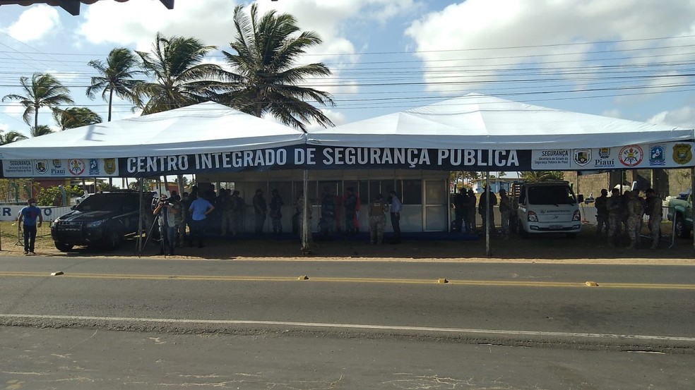 Centro Integrado de Segurança Pública em Luís Correia — Foto: Divulgação/SSP-PI