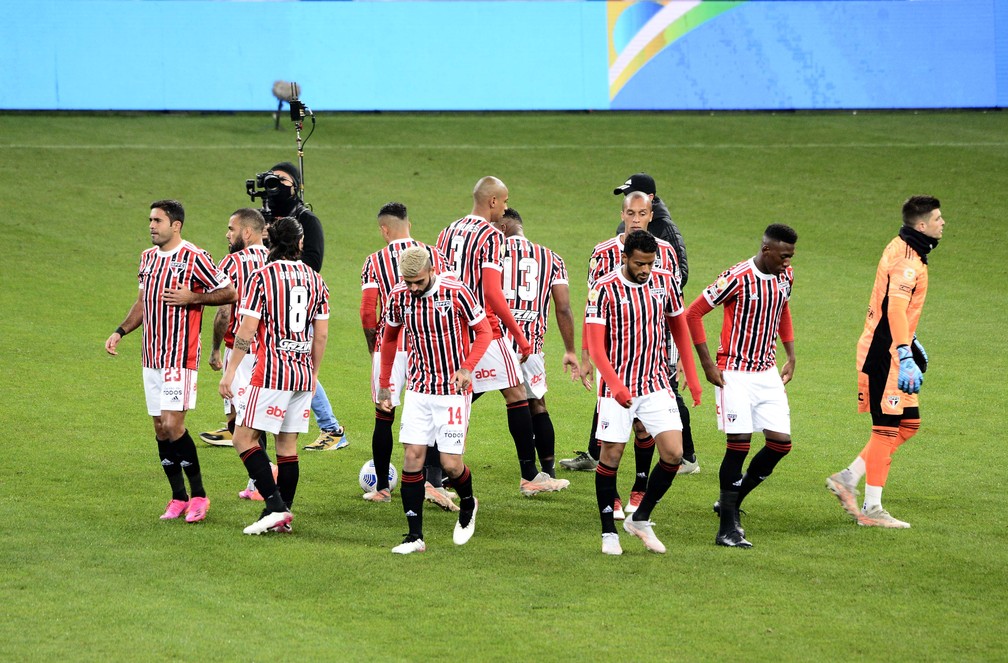 São Paulo vem tendo problemas ofensivos no Campeonato Brasileiro — Foto: Marcos Ribolli