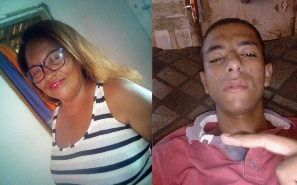 Tia e sobrinho, Diana Trajano de AraÃºjo, de 44 anos, e Iago Trajano de AraÃºjo da CÃ¢mara, de 19, foram mortos a tiros em JoÃ£o CÃ¢mara, no RN â€” Foto: Redes sociais