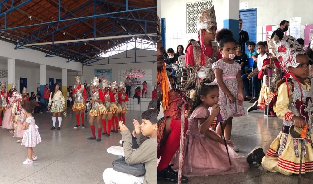 Projeto leva apresentações de reisados a escolas públicas de Juazeiro do Norte e Crato, no Ceará