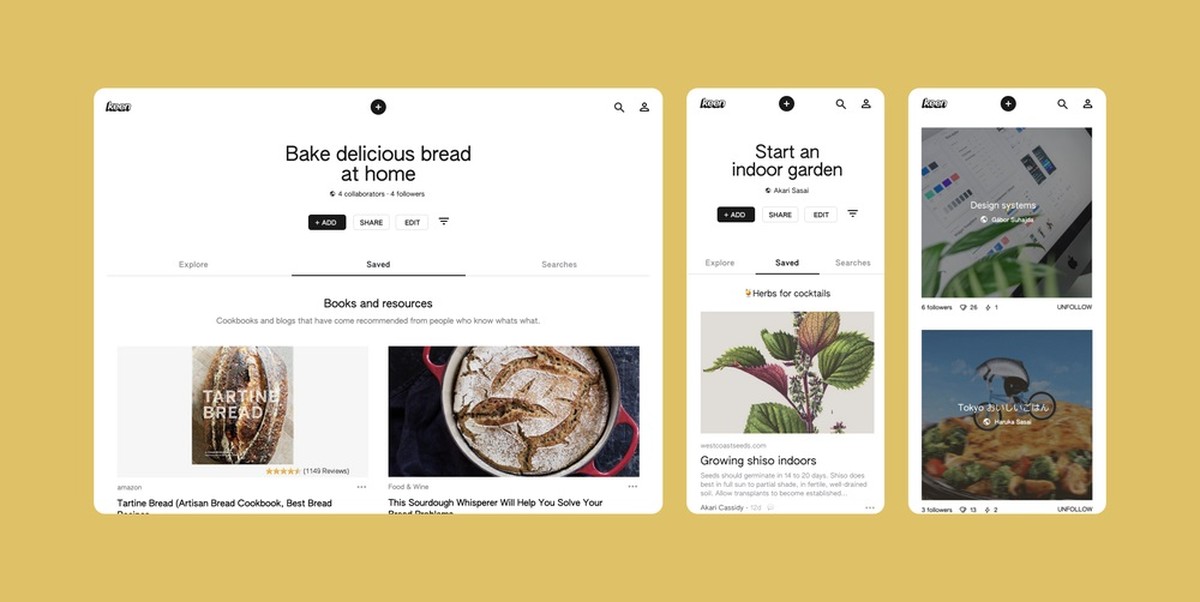 Google Keen: rival do Pinterest permite organizar conteúdos em pastas | Redes sociais – [Blog GigaOutlet]