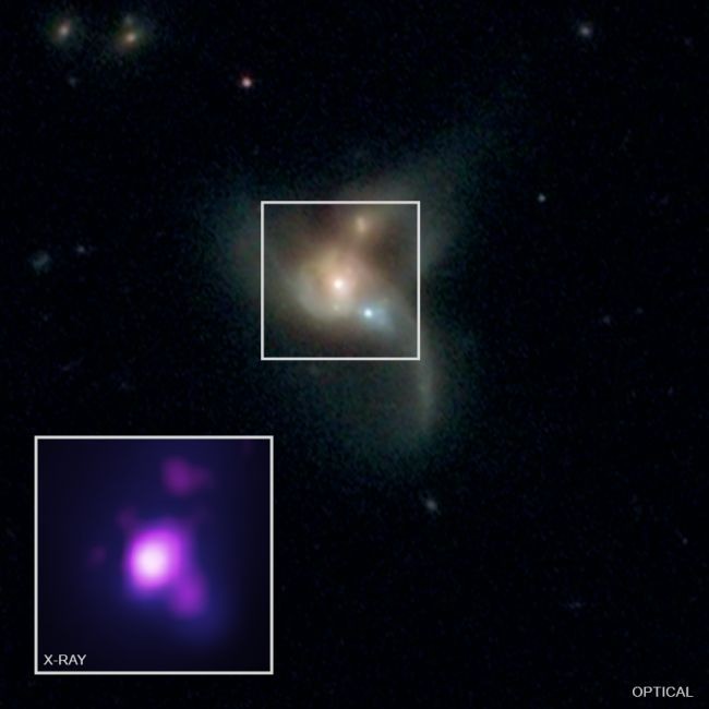 Fenômenos supermassivos estão em a cerca de 1 bilhão de anos-luz da Terra (Foto: Reprodução arXiv)