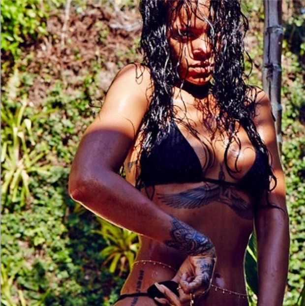 Rihanna no Brasil (Foto: Reprodução/ Instagram)