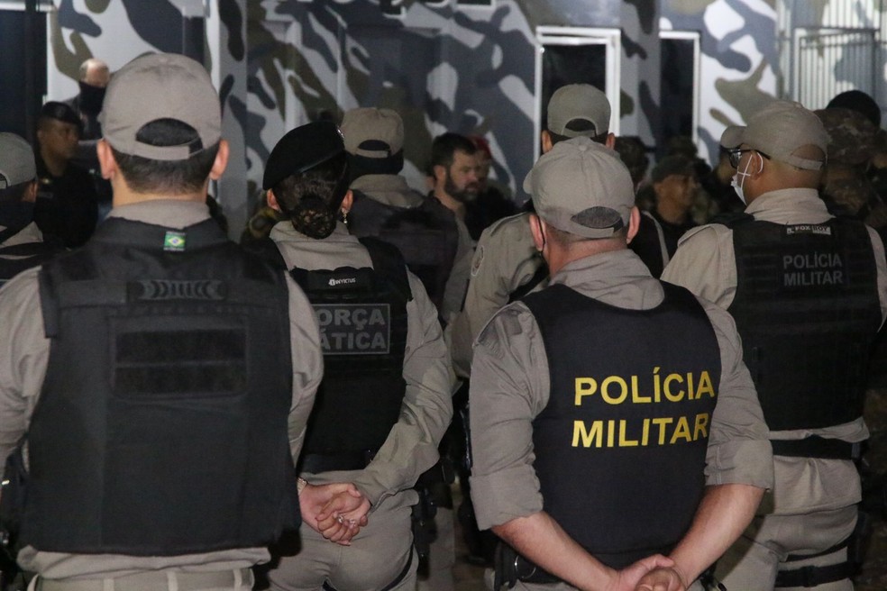 Mais de 150 policiais estão empenhados na operação nesta sexta-feira (28) — Foto: Asscom/MP-AC